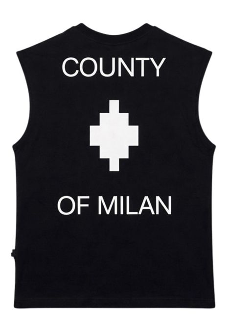 Unisex black cotton T-shirt MARCELO BURLON | BTH007NERO